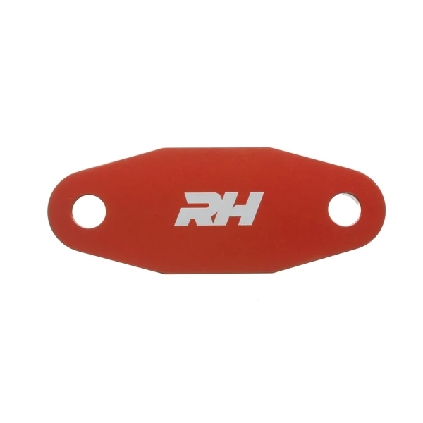 Red Horse Performance ALUMINUM BLOCK -OFF PLATE FOR FORD 351C/351M & 400 ENGINE -RED 4810-400-3